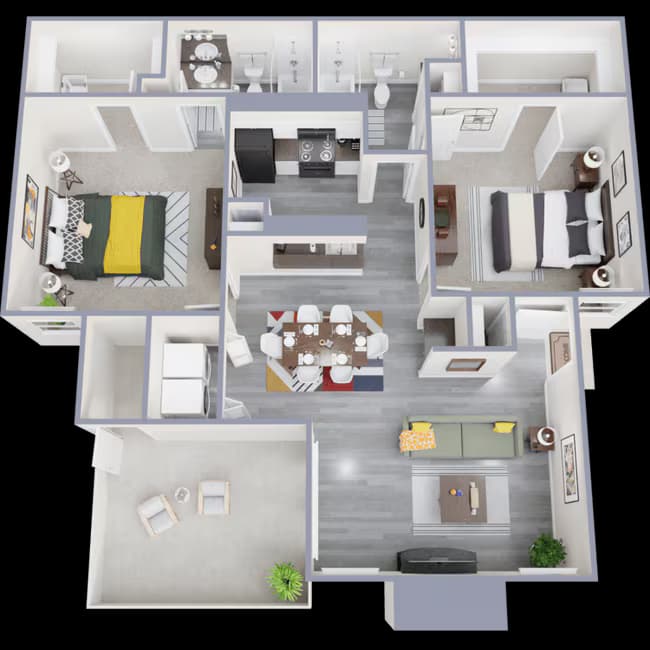 Unit 703 720 floor plan