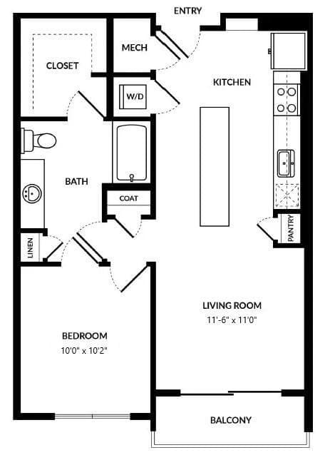 Unit 3009 3009 floor plan