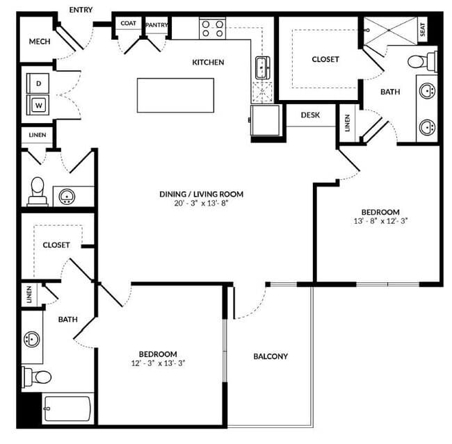 Unit 4005 4005 floor plan