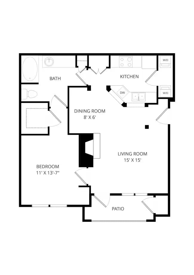 Unit 1241 1241 floor plan