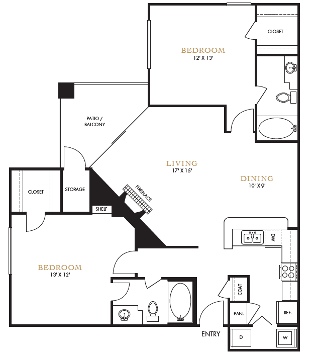 B2 Classic 09208 floor plan