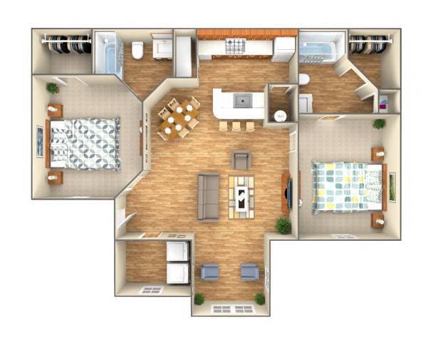 Unit 05210 08216 floor plan