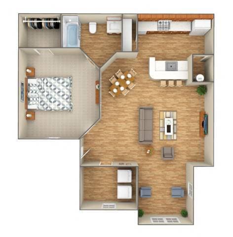 The Mimosa 11214 floor plan