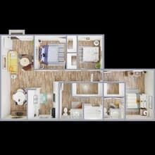 C1 - Cottonwood Park Village 571M floor plan