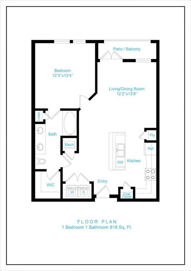 Unit 4014 3047 floor plan