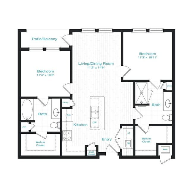 B1 1066 floor plan