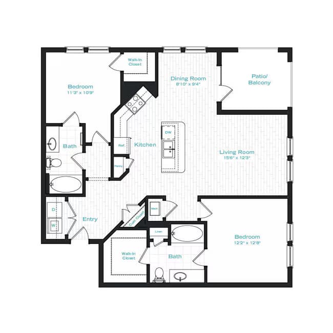 Unit 1060 1060 floor plan