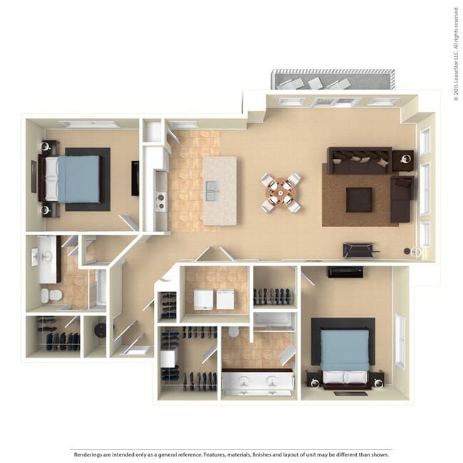 The Domain 1000 floor plan