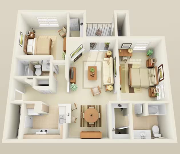 Unit 1038 1038 floor plan