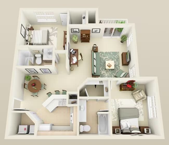 B3-R 0830 floor plan