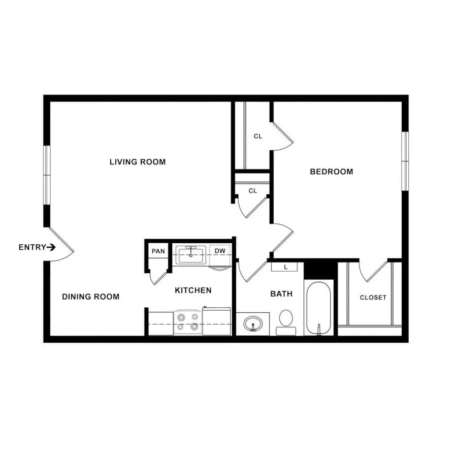 A1 floor plan