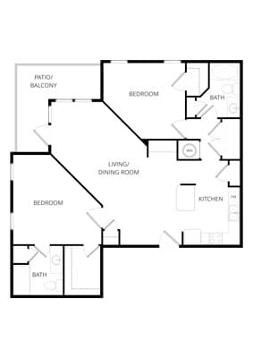 Unit 01315 01015 floor plan