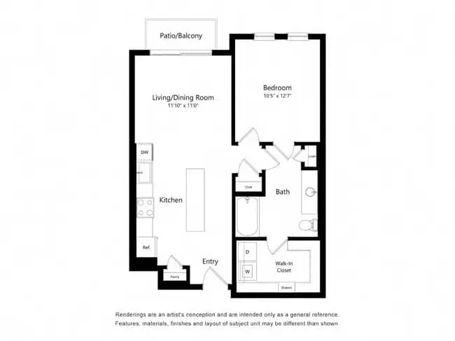 1A 4105 floor plan