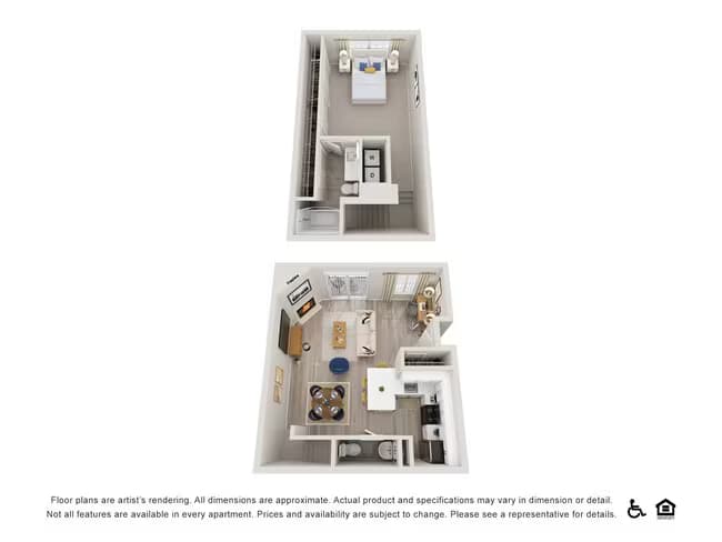 Townhome 1 6315 floor plan