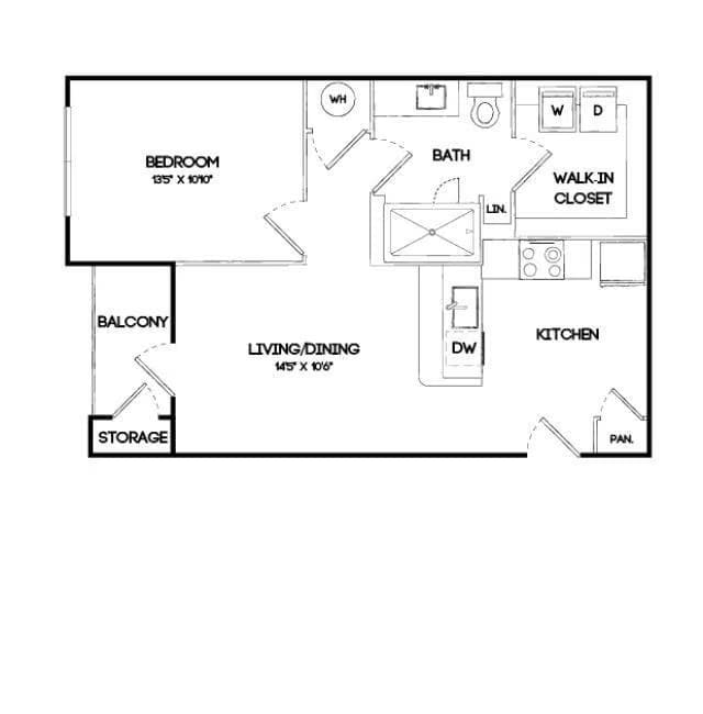 Unit 4204 6306 floor plan