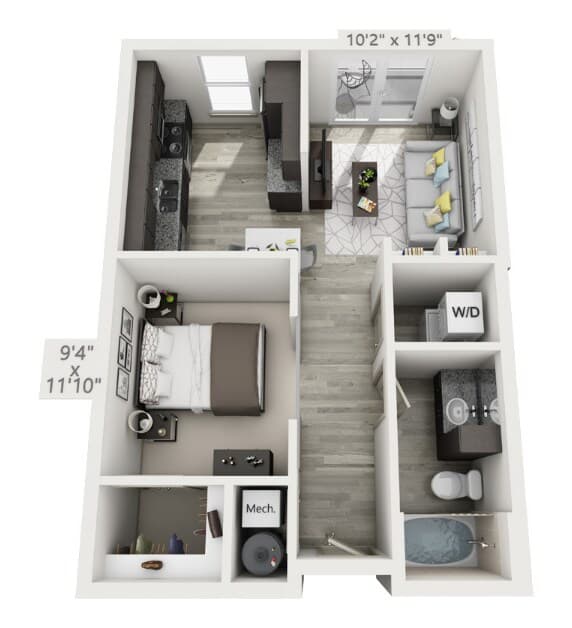 Unit 2431 2315 floor plan