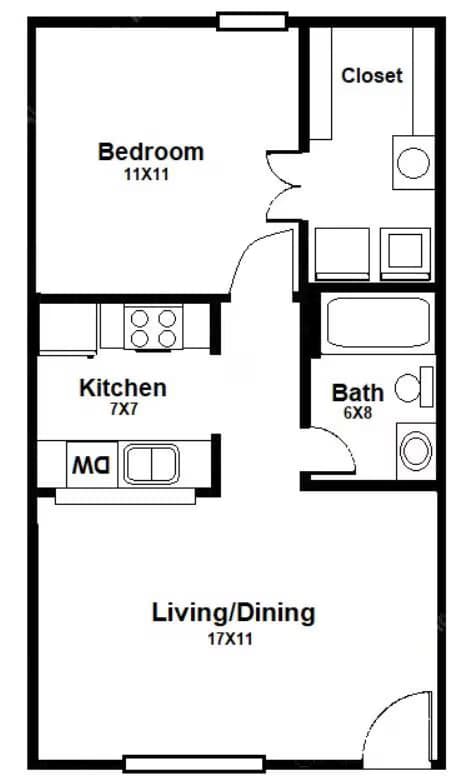 Unit 213 213 floor plan