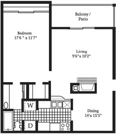 Unit 1.0206 1.0206 floor plan
