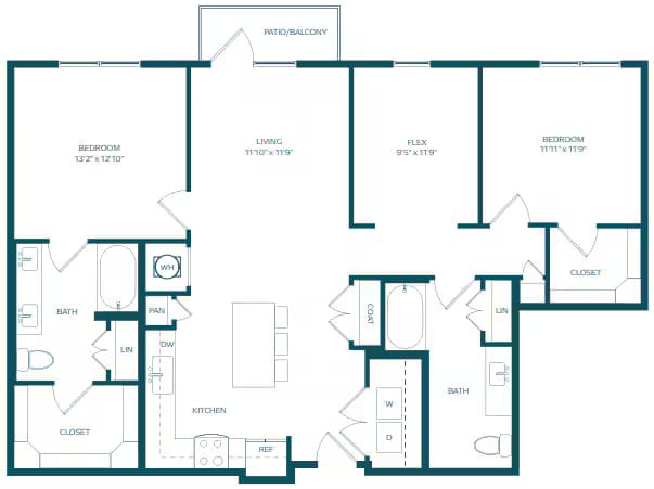 Unit 3318 3318 floor plan