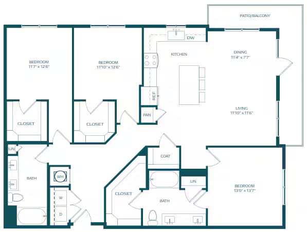Unit 2337 2337 floor plan
