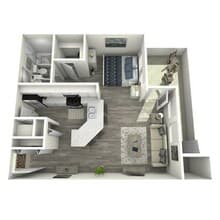 0x1 Studio 1005 floor plan
