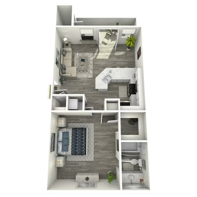 1x1 1807 floor plan