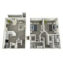 2x2 TH 0125 floor plan