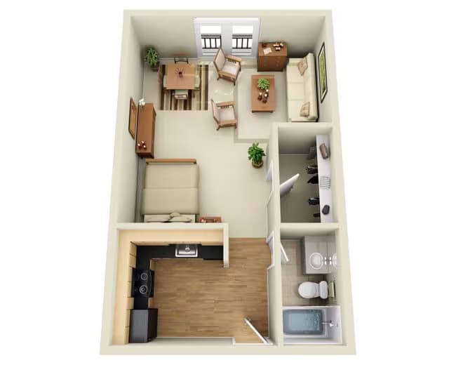 Unit LA-2415 LA - 2415 floor plan
