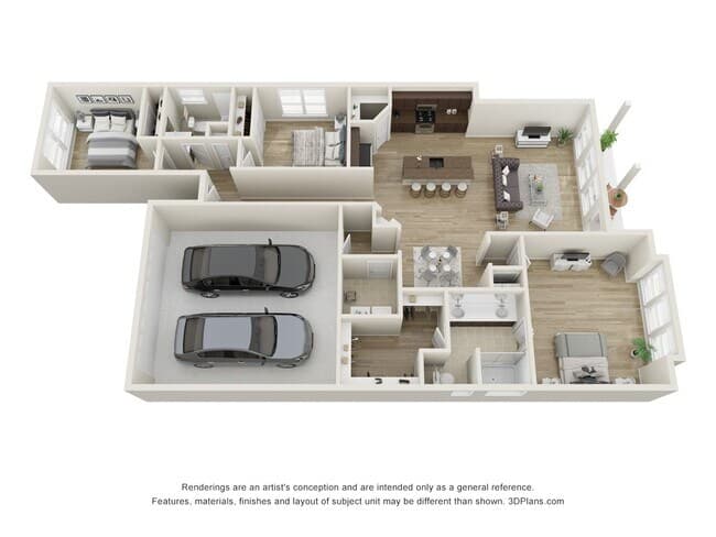 Unit 2301CC 2304CC floor plan