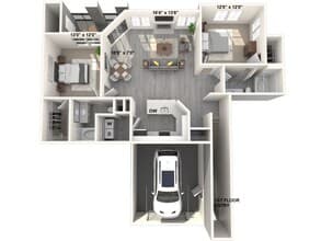 B2-White 001-121 floor plan