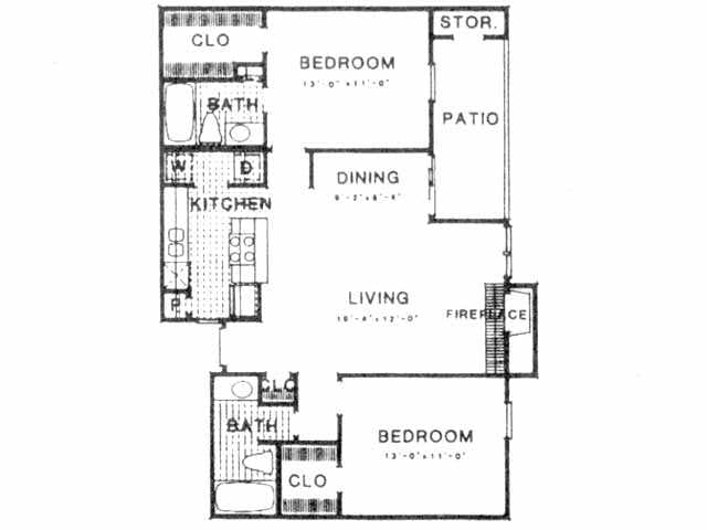 Magnolia 3-1408 floor plan