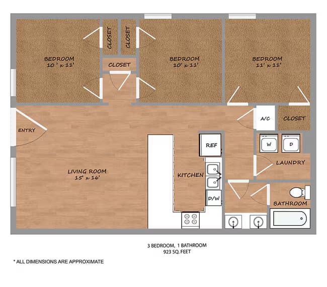 Unit 105 105 floor plan
