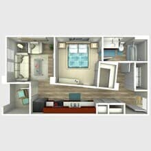 E1 303 floor plan