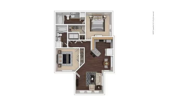 Unit 1283 1283 floor plan
