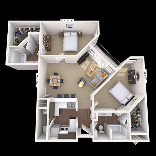 Unit 102 102 floor plan
