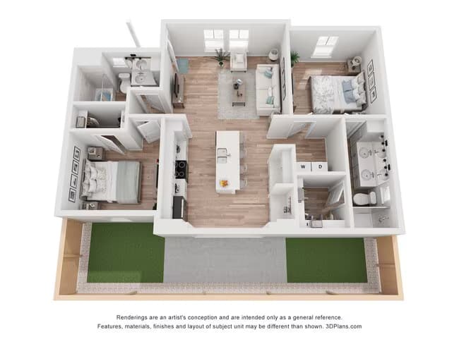 B1 009001PW floor plan