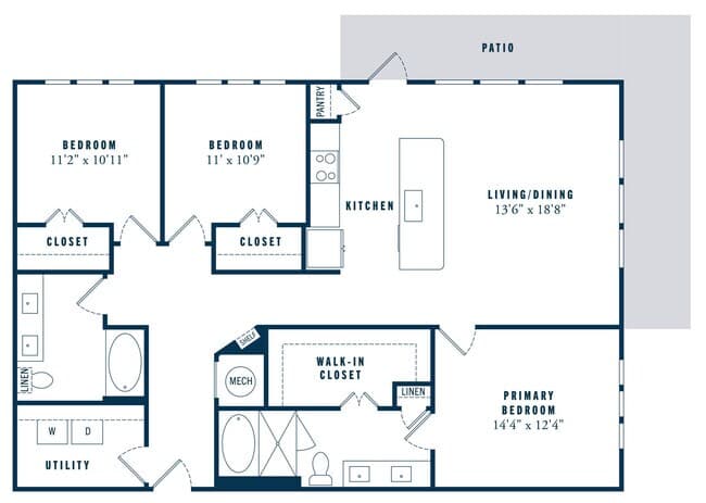 Unit 12211 12211 floor plan