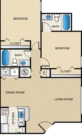 Unit 625 426 floor plan