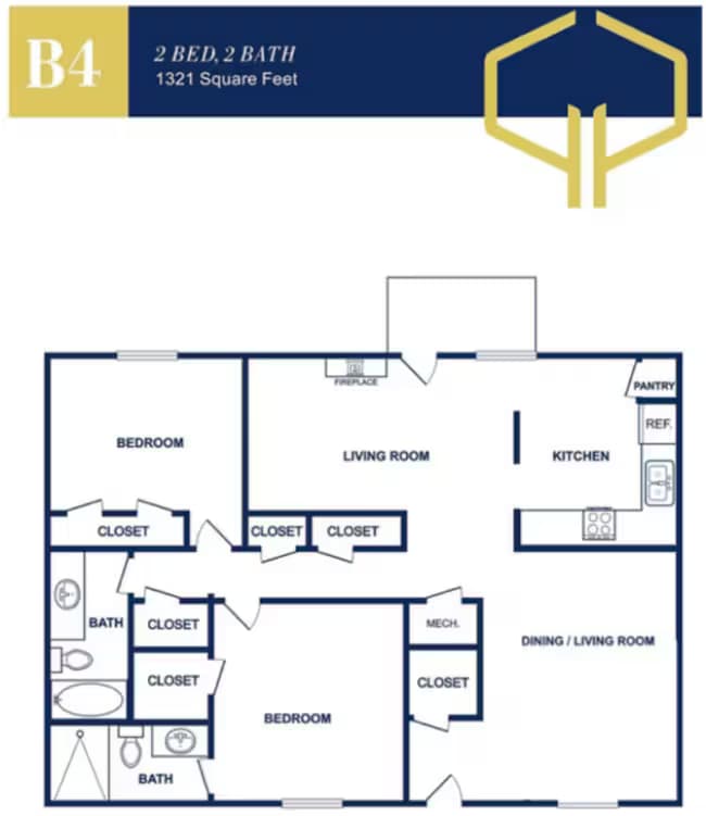 The 1321B 4206 floor plan