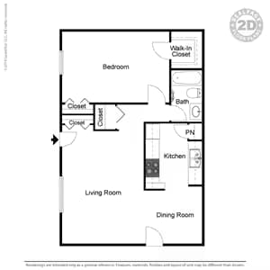 Unit 4441 4347 floor plan