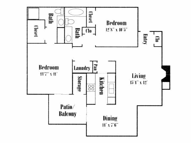 Unit 1211 1211 floor plan