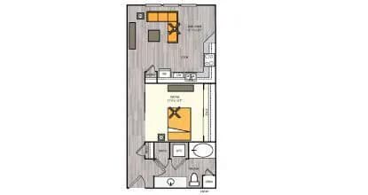 Unit 330 540 floor plan