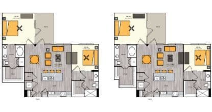 Unit 534 620 floor plan