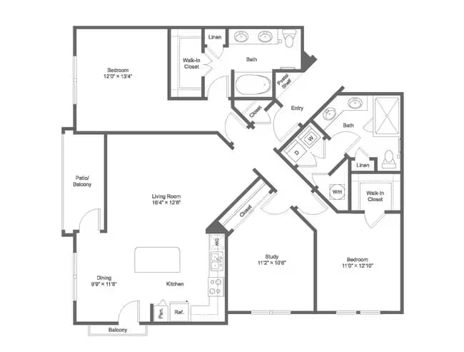 Unit 11201 11201 floor plan