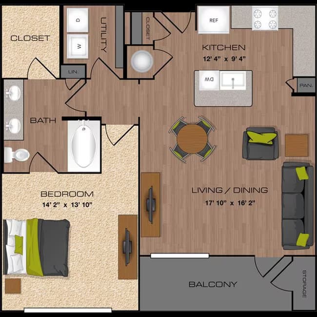 A5 1161 floor plan