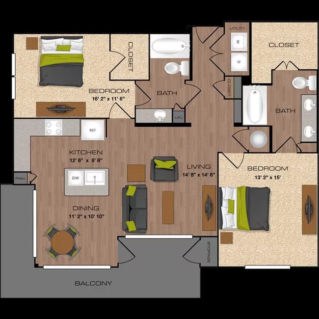 B2 3165 floor plan