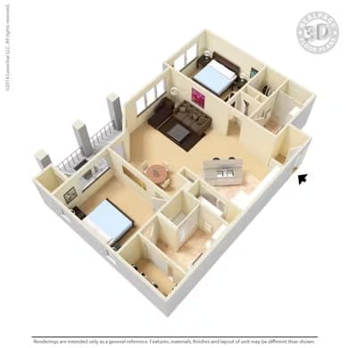 Unit 1633 1633 floor plan