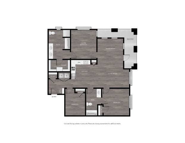 Unit 3319 1309 floor plan