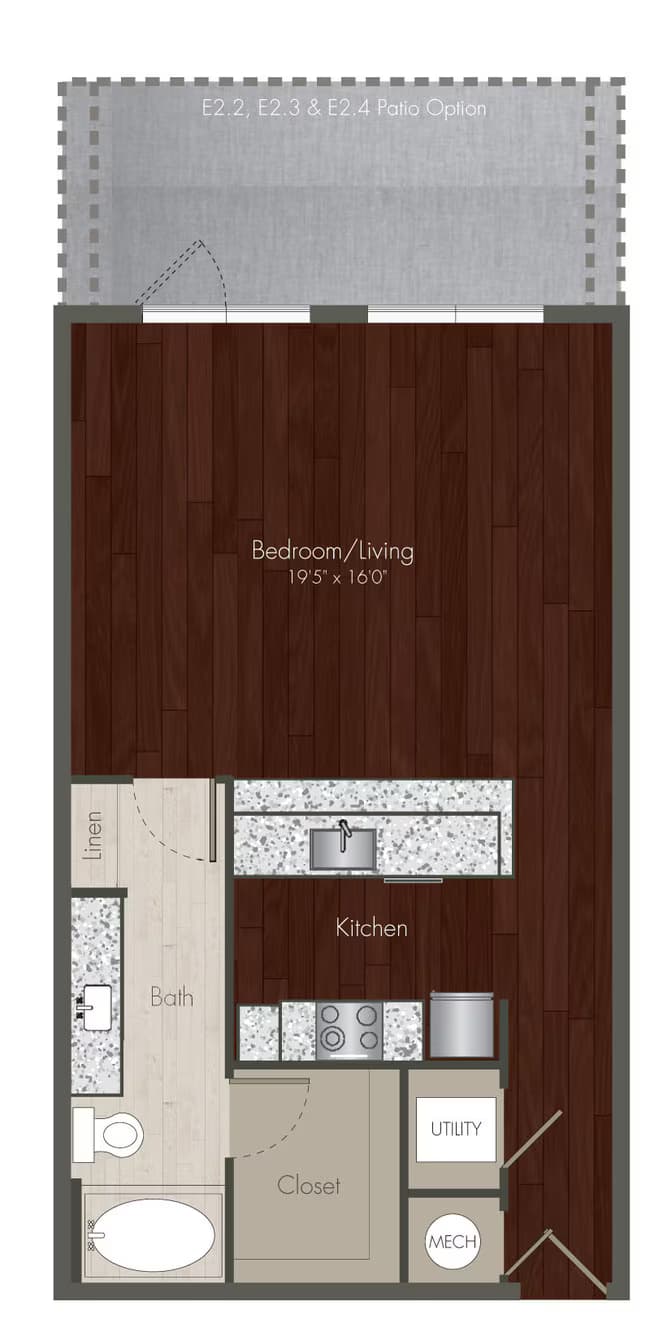 E2 402 floor plan