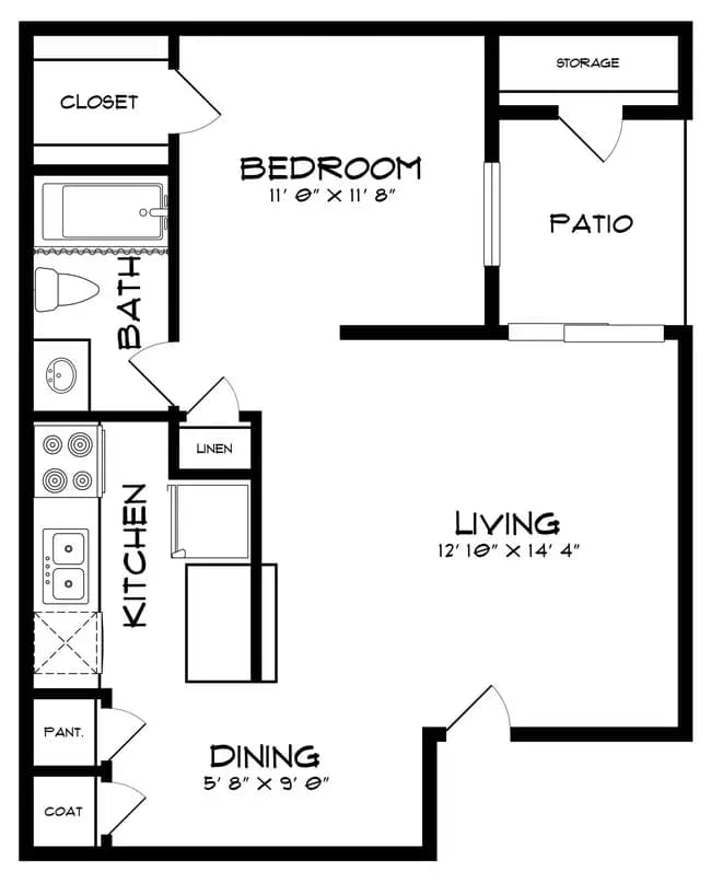 A1 2315 floor plan